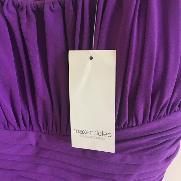 Max & Cleo Short Purple Dress - Picture 7 of 8